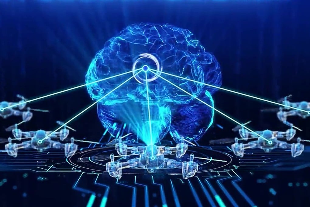 Communication strategies for drone swarms are typically designed to simulate bee and ant colonies, but the Chinese team has designed swarms with the ability to talk and collaborate like humans. Photo: Li Xuelong