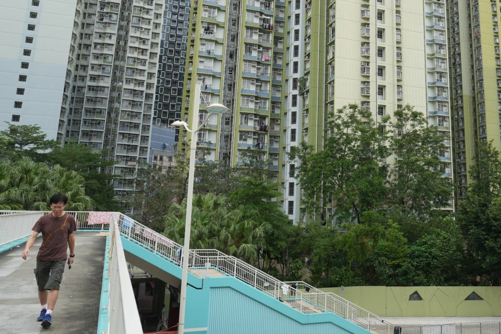 A public housing estate in Cheung Sha Wan. Many Hongkongers seeking a place to live face a dilemma as their monthly income is too high to qualify for public rental housing but not high enough to afford other options. Photo: Sam Tsang