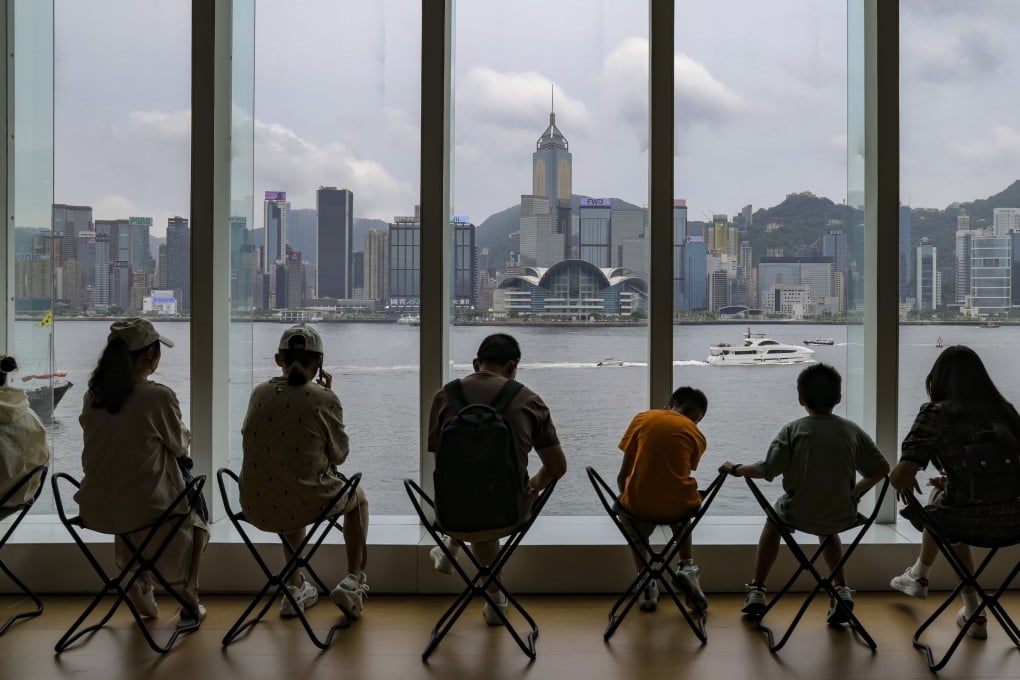 A view of Victoria Harbor from the window at the Hong Kong Museum of Arts in Tsim Sha Tsui. Photo: Jelly Tse