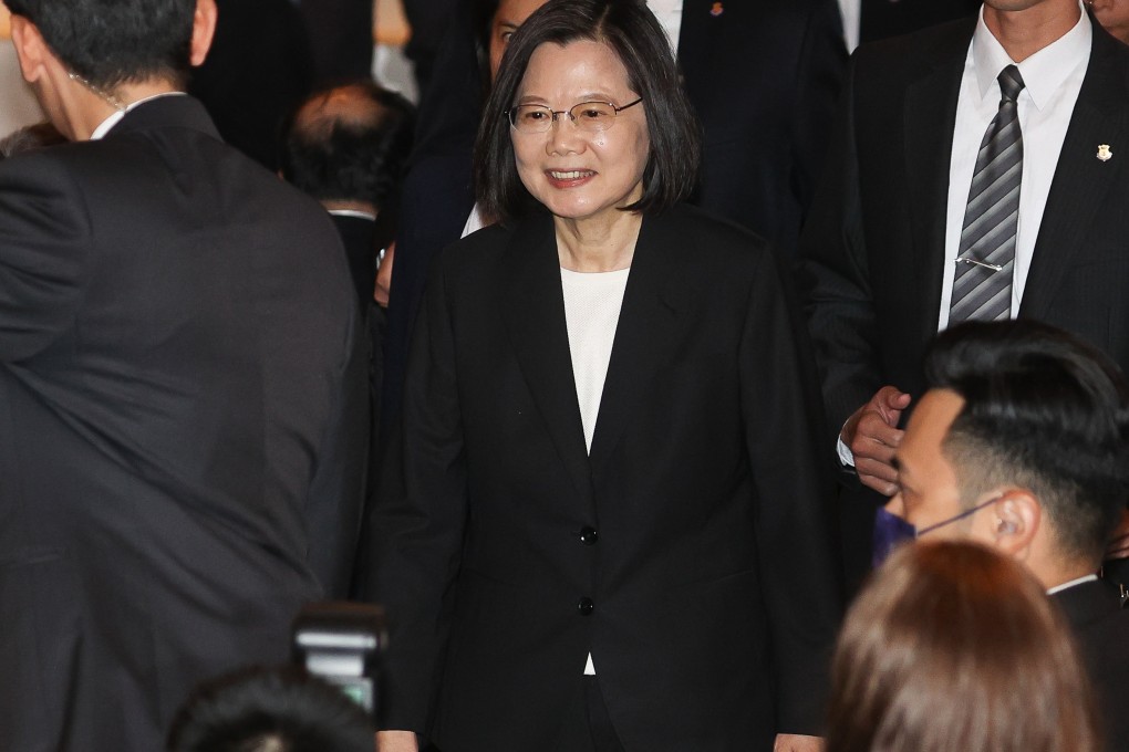 President Tsai Ing-wen has called on the world’s democracies to come together “in deterring adventurism and aggression in the region to ensure a peaceful future and the continuation of our shared values”. Photo: CNA