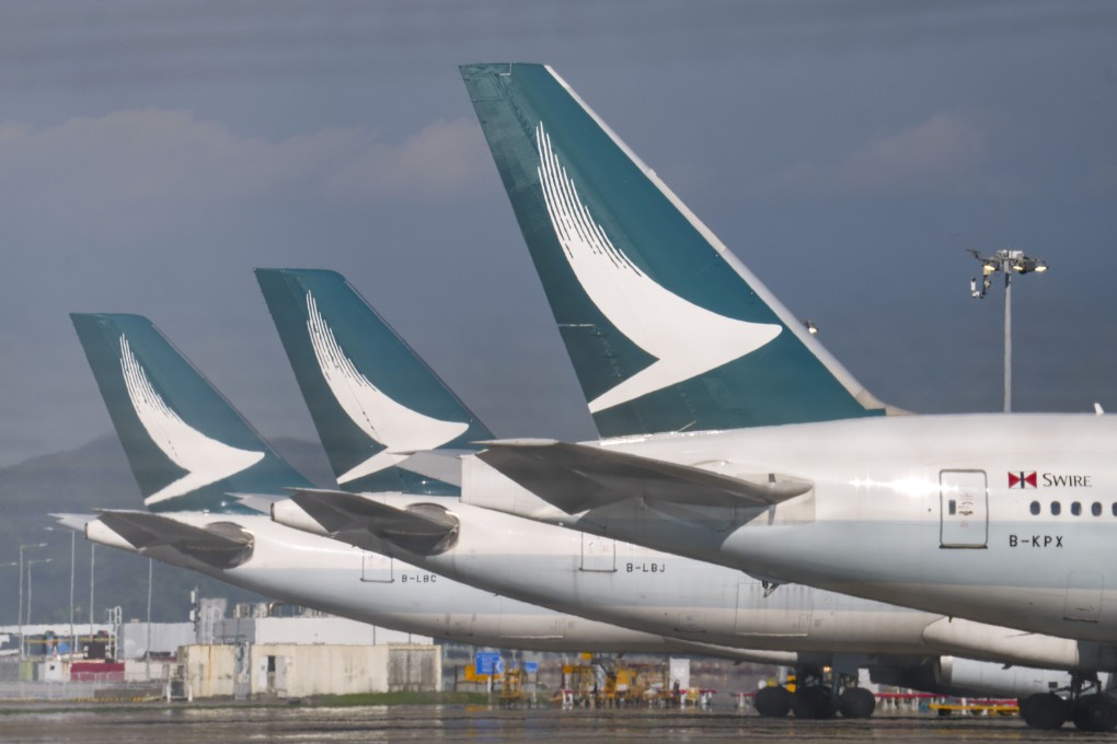 Cathay Pacific’s CEO Ronald Lam told the summit that as the carrier rebuilt its traditional routes back after the pandemic a “key consideration” was the balance of Hong Kong and mainland routes with Hong Kong and international services. Photo: Sam Tsang