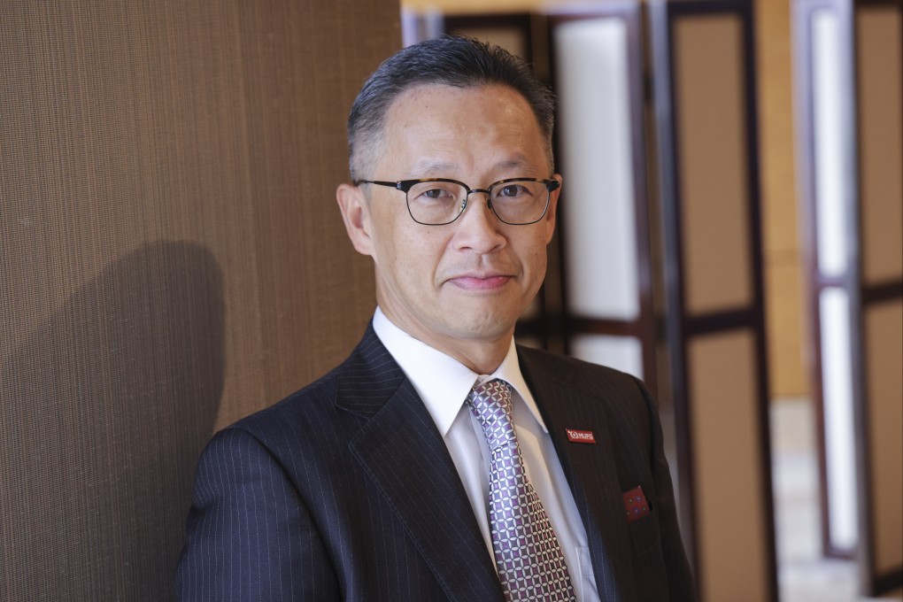Interview with Masakazu Osawa, CEO of of Asia Pacific of MUFG Bank, at Global Financial Leaders’ Investment Summit, at Four Seasons Hotel in Central. Photo: May Tse