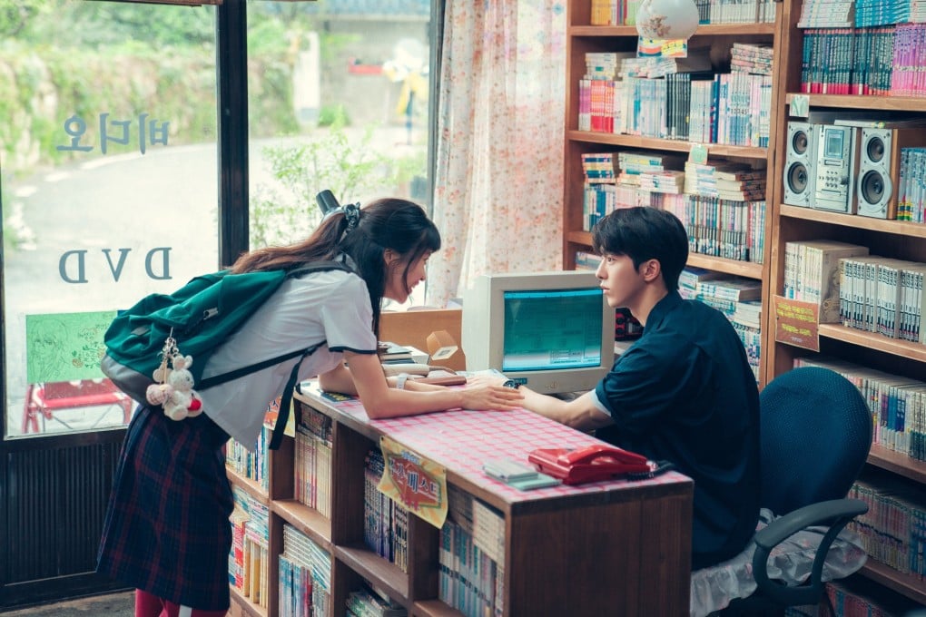 Kim Tae-ri (left) and Nam Joo-hyuk in a still from “Twenty-Five, Twenty-One”, one of many popular Korean drama series set in high schools. Photo: Netflix
