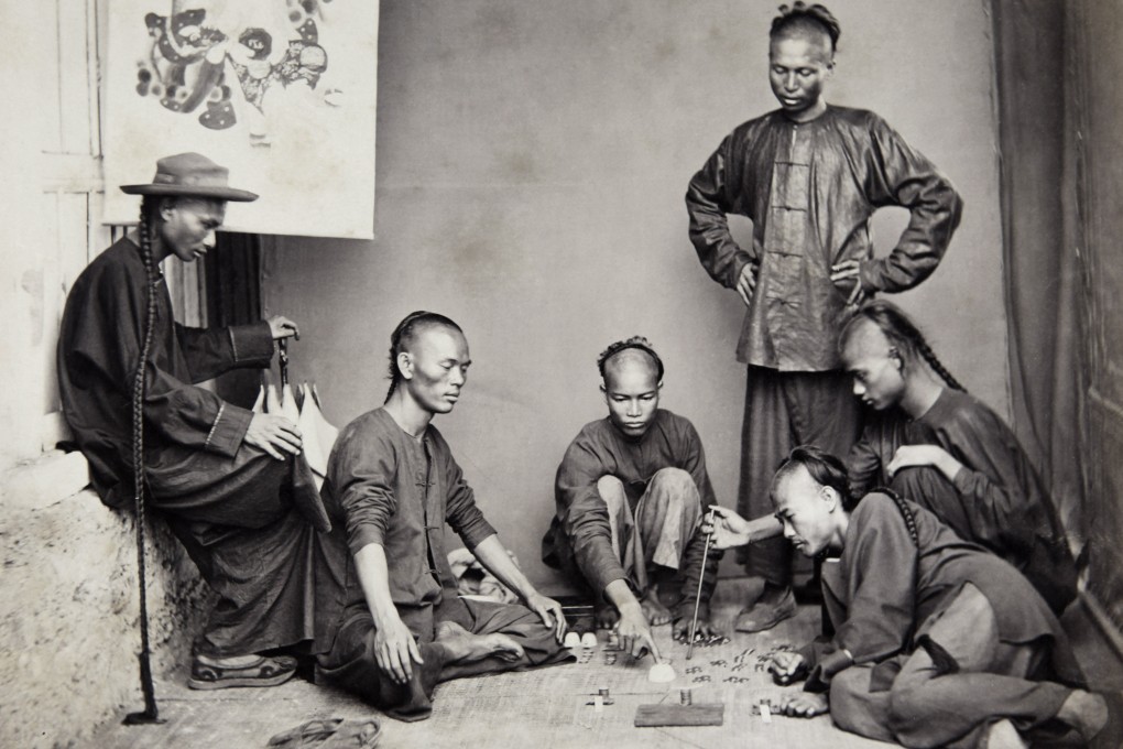 Street gambling in Canton (nowadays called Guangzhou) in southern China circa 1868. Chinese emperors decreed harsh punishments for gamblers, including beheading under Song dynasty rule. Photo: Getty Images