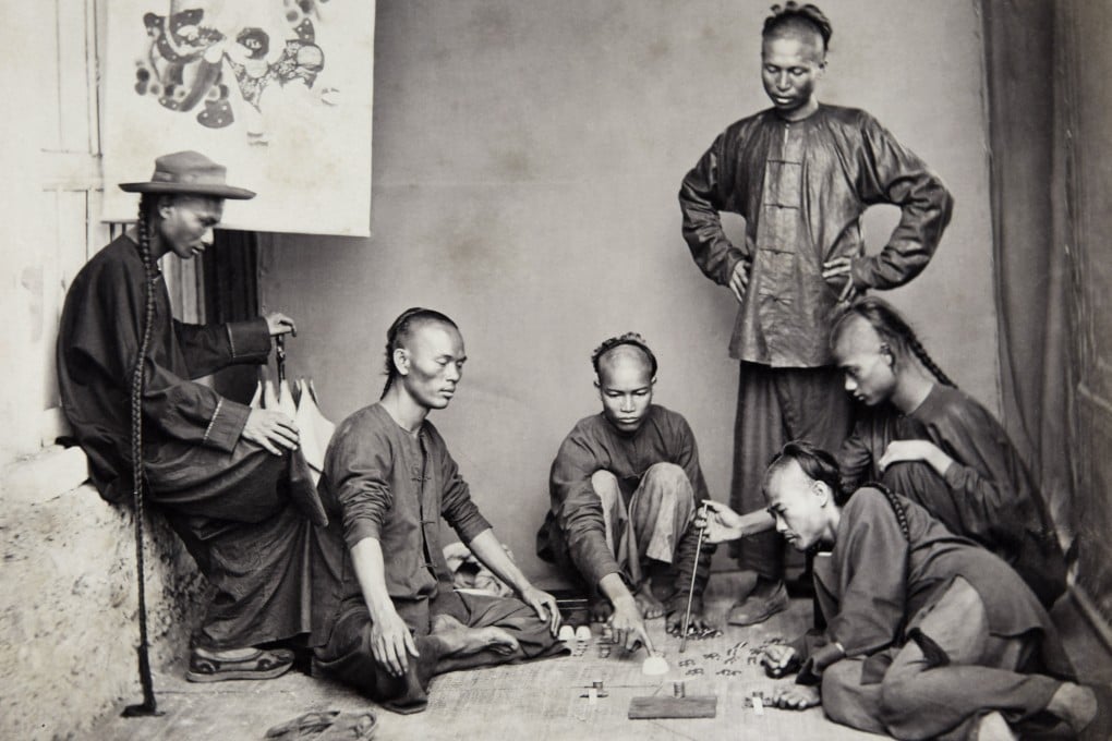 Street gambling in Canton (nowadays called Guangzhou) in southern China circa 1868. Chinese emperors decreed harsh punishments for gamblers, including beheading under Song dynasty rule. Photo: Getty Images