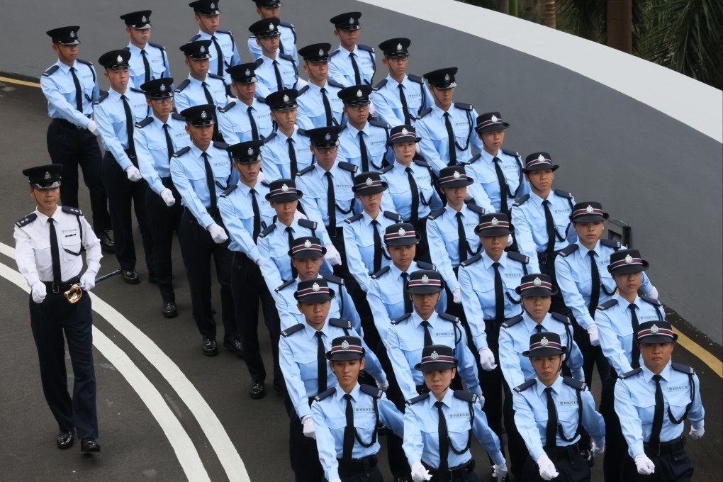 Remembrance Day ceremony at Police Headquarters in Wan Chai. Photo: Dickson Lee