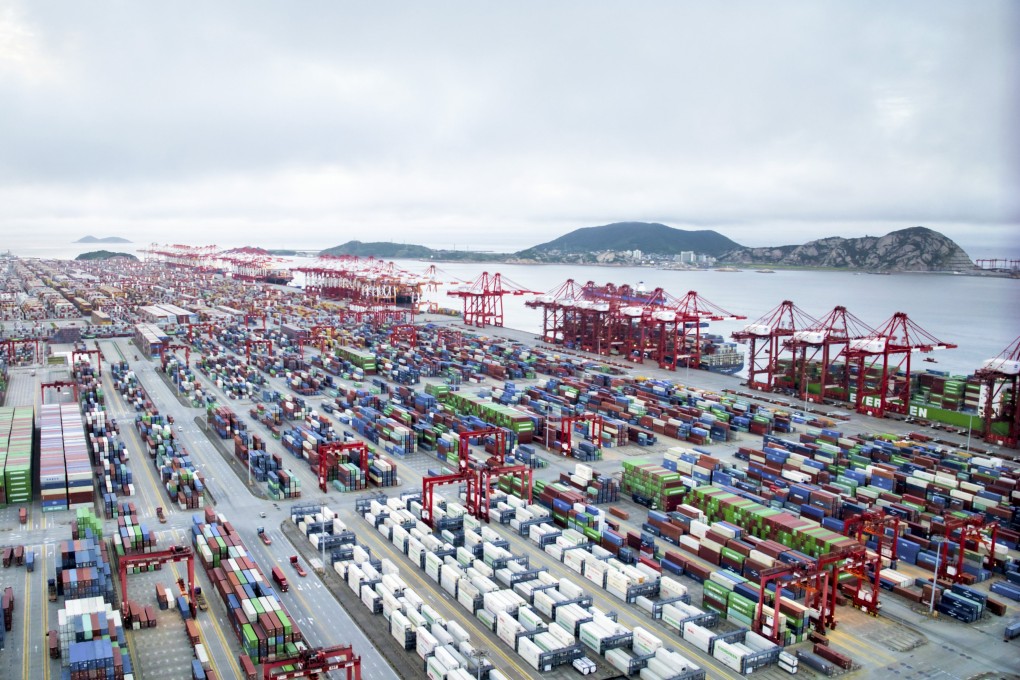 The automated container terminal of Shanghai Yangshan Deep Water Port seen on September 17, 2023. Photo: Xinhua