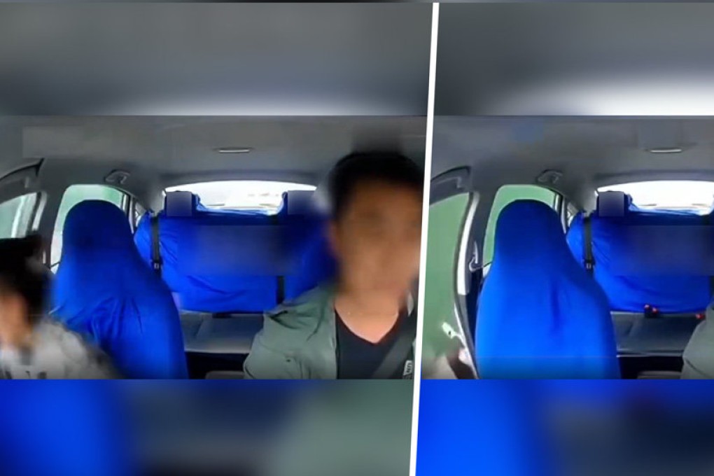 Mainland social media has been left shocked by the story of a woman in China who leapt out of a moving taxi after the driver refused to lower the fare. Photo: SCMP composite/QQ.com