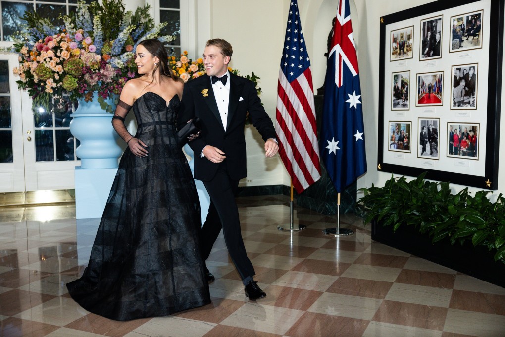 Naomi Biden and her husband Peter Neal arrive for a White House dinner in honour of Australian Prime Minister Anthony Albanese in October. Photo: EPA-EFE