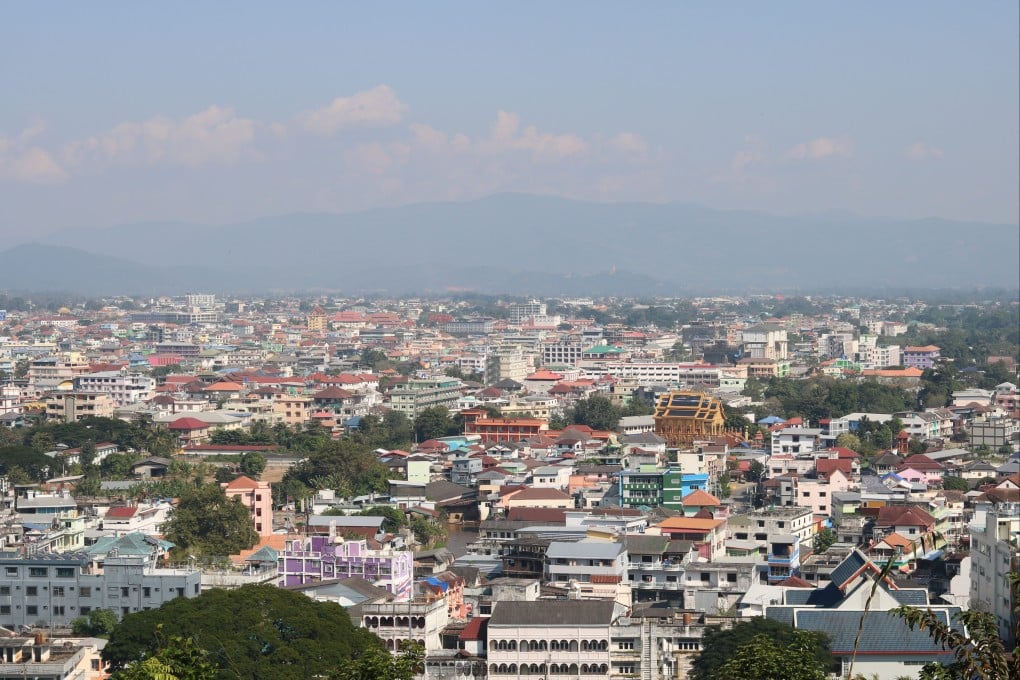 Tachileik in Shan State, Myanmar, where 19 South Koreans were reported to have been held captive. File photo: Thomas Bird