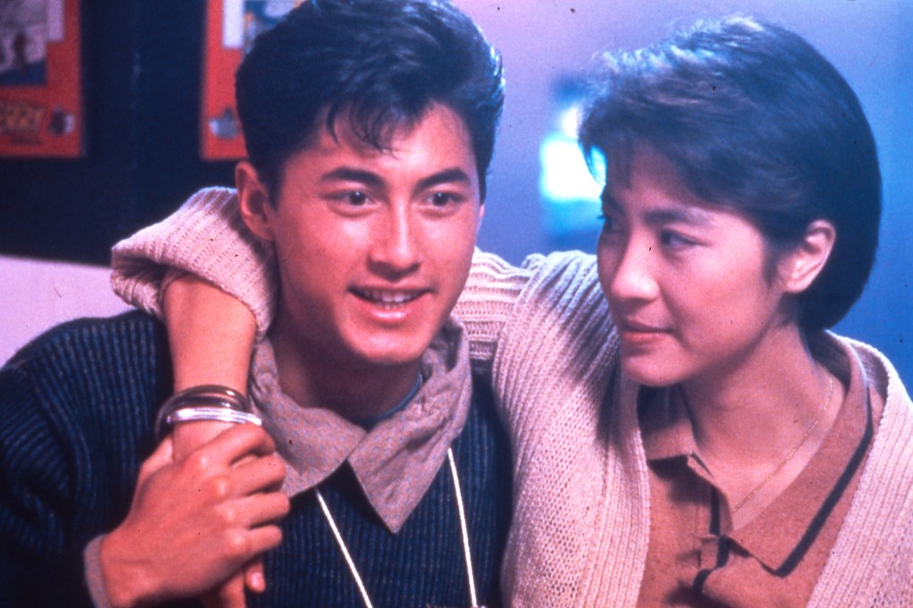 Michael Wong and Michelle Yeoh in a still from “Royal Warriors” (1986), in which Wong got his first big break. Because of the film, the Chinese-American was typecast as a police officer. Unable to speak Cantonese, the Hong Kong film industry treated him like a foreigner. Photo: Eureka Entertainment