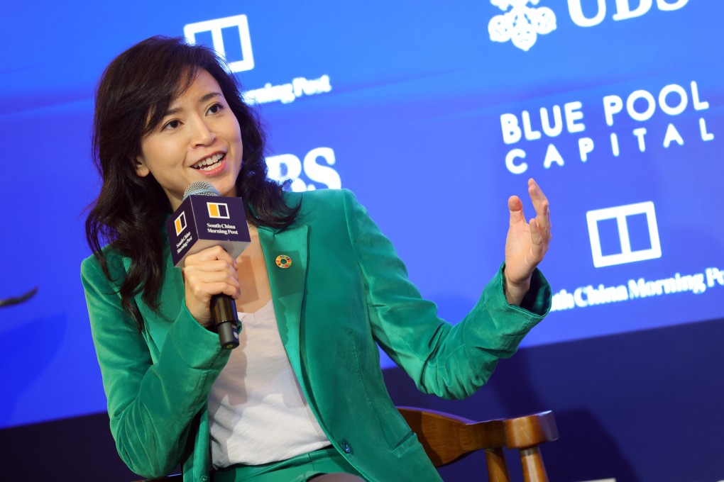 Poman Lo, the Founding Managing Partner of AlphaTrio Capital spoke at the Family Business Summit at The Peninsula in Tsim Sha Tsui on       13 November 2023, organised by South China Morning Post and Blue Pool Capital with the support of UBS and Brand Hong Kong. Photo: May Tse