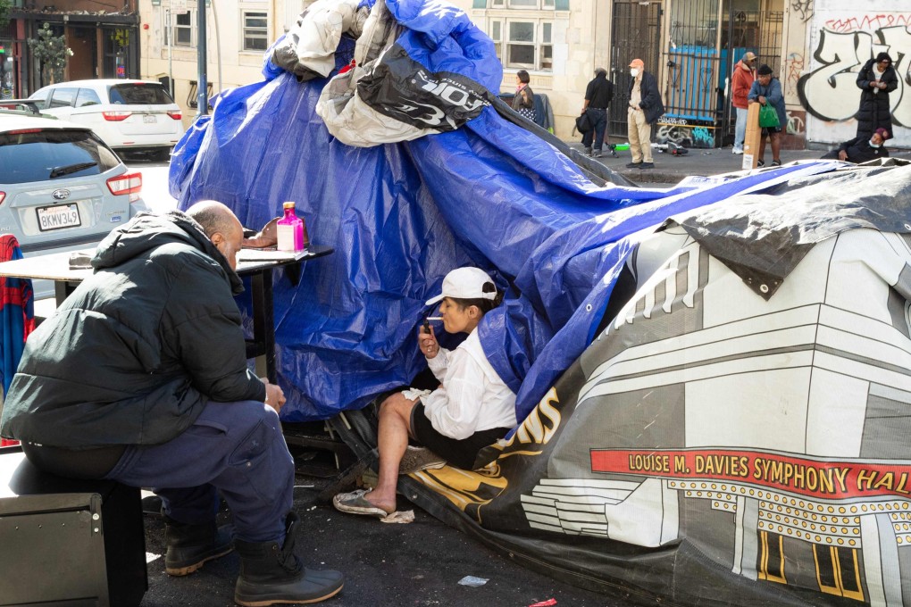 San Francisco has struggled to clean up the city ahead of hosting world and business leaders at this week’s Apec summit. Photo: AFP