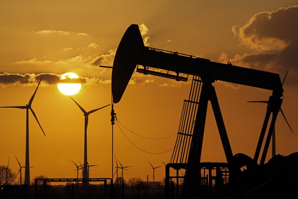 A pumpjack extracting crude oil at an old oil field in Emlichheim, Germany, in March 2022. Photo: AP