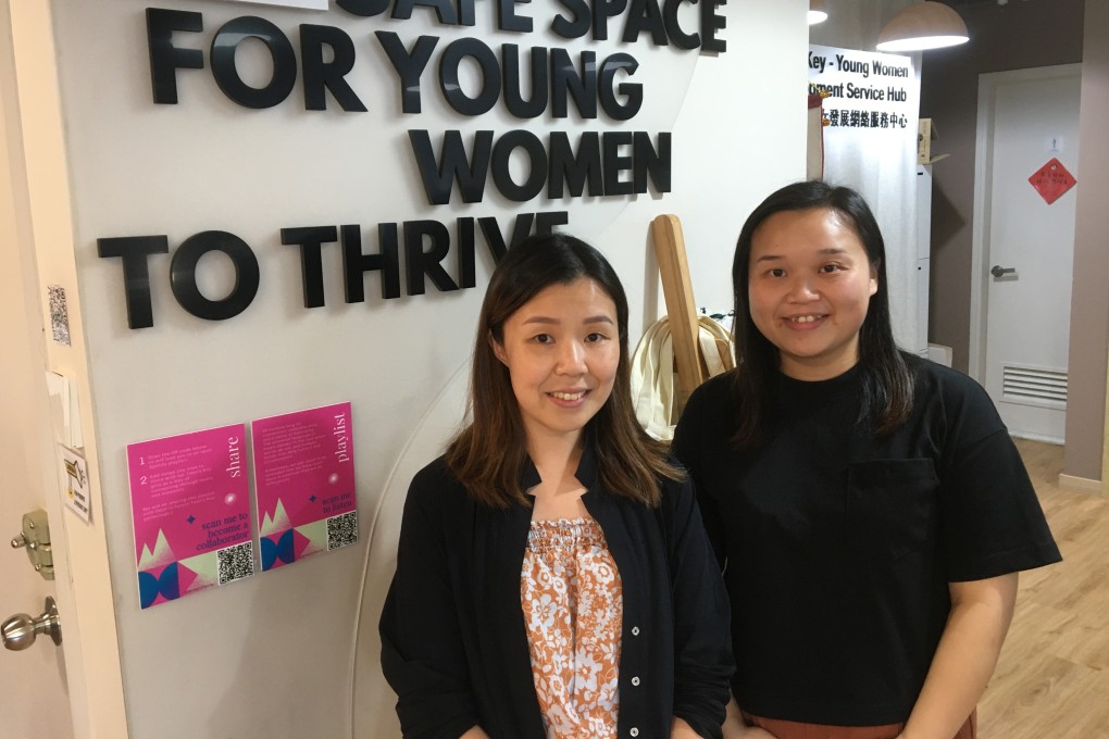 Teen’s Key head of resource development Rachel Chow (left) and head of service Megan Yik say more needs to be done to prevent teen pregnancies, sexual violence and harassment. Photo: Cindy Sui