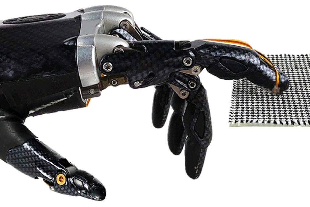 Chinese scientists have created a sensory system that might one day give the sense of touch to people using prostheses. Photo: Guo Chuanfei