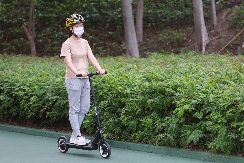 Police have launched a crackdown on the illegal use of electric mobility devices in the New Territories. Photo: Yik Yeung-man