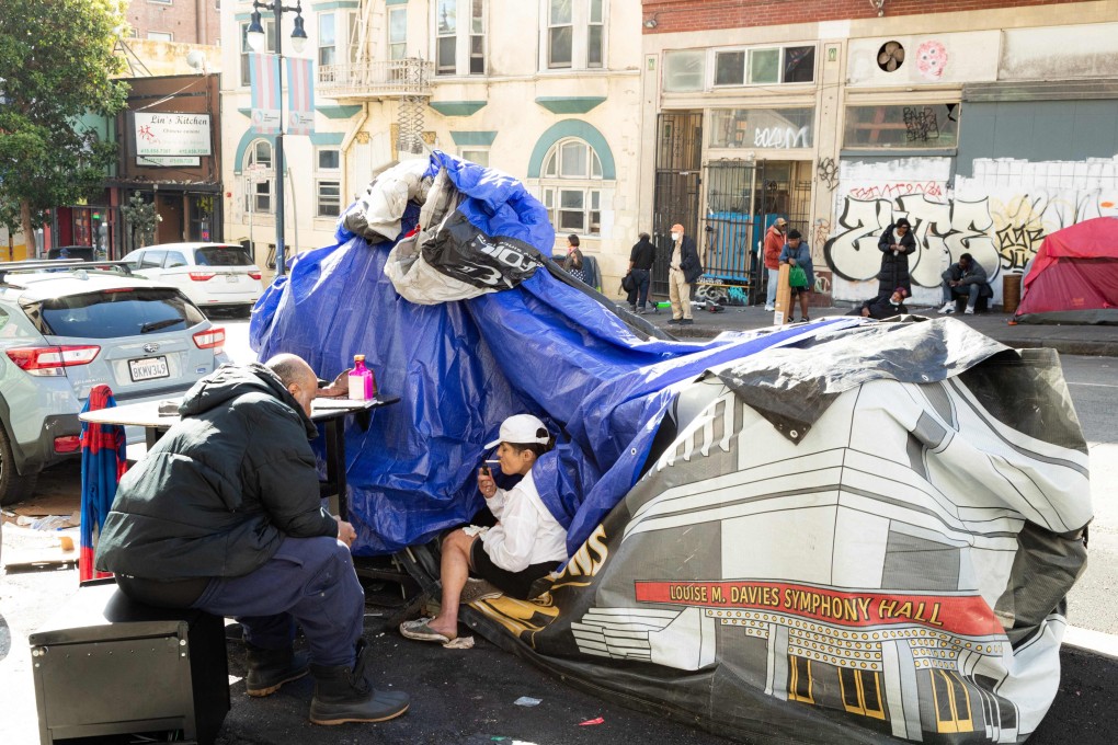 San Francisco has struggled to clean up the city ahead of hosting world and business leaders at this week’s Apec summit. Photo: AFP