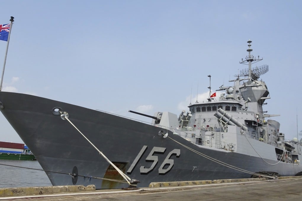Australian navy frigate HMAS Toowoomba docked at Saigon port in Ho Chi Minh City, Vietnam. File photo: AP