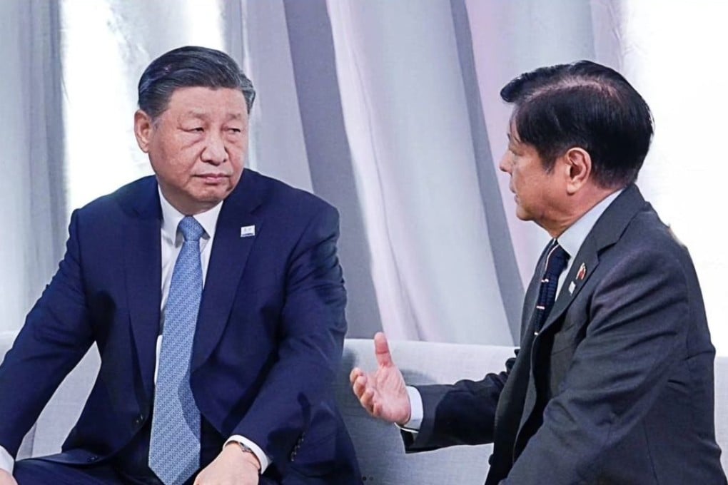 Philippine President Ferninand Marcos Jnr meets Chinese counterpart Xi Jinping on the Apec sidelines in San Francisco on Friday. Photo: Instagram/ @bongbongmarcos