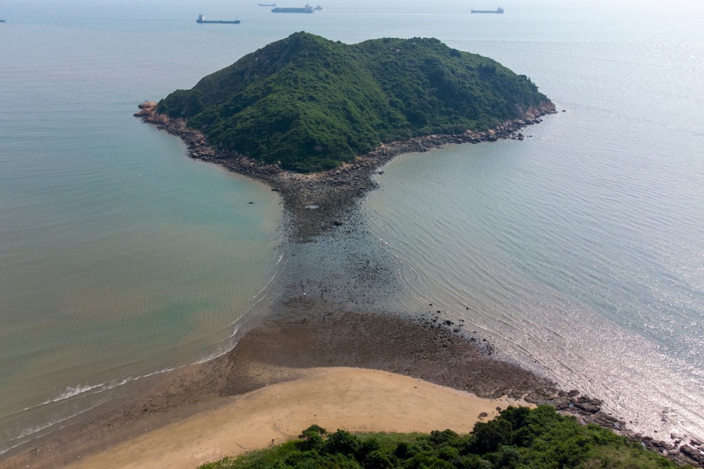 The men were found on Peaked Hill, off Hong Kong’s Lantau Island. Photo: Shutterstock