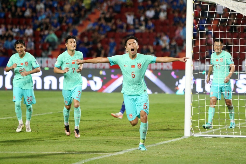 China defeated Thailand in a Group C qualifying match for the 2026 Fifa World Cup. Photo: Xinhua