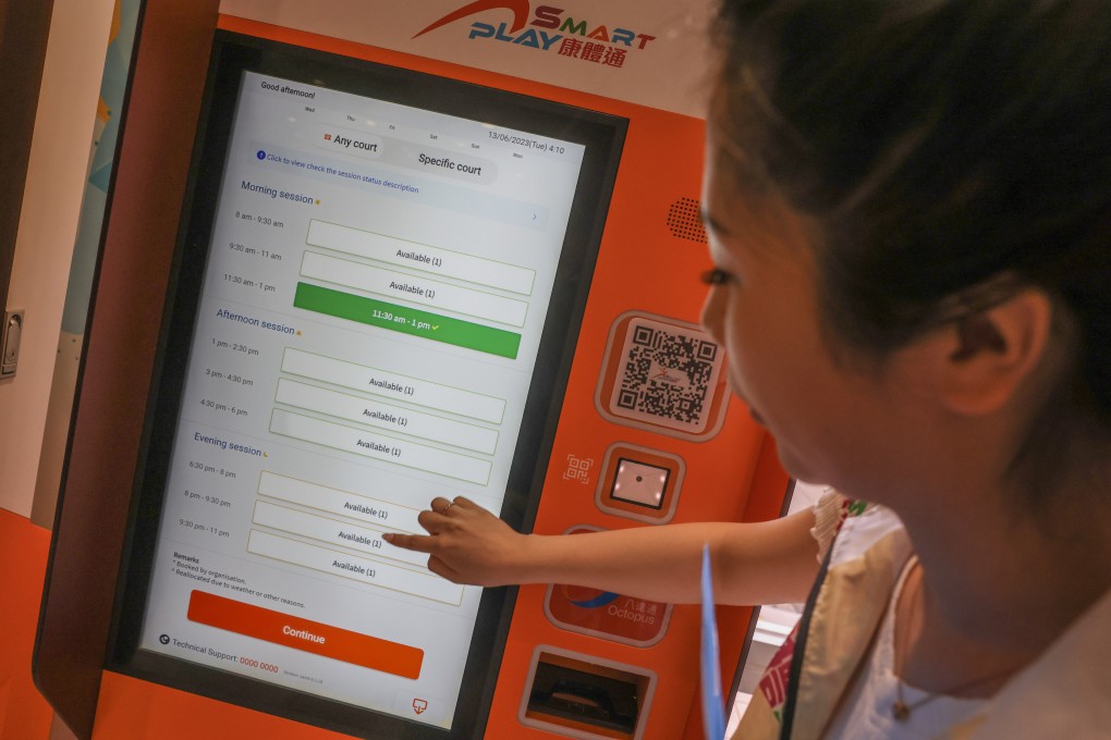 A demonstration shows how the SmartPLAY venue booking system works at a press conference in June. The launch of the system in November was met with login and payment issues. Hong Kong must prioritise the development of a strong foundation in software engineering methodologies, which are essential for designing, building and maintaining robust systems. Photo: May Tse