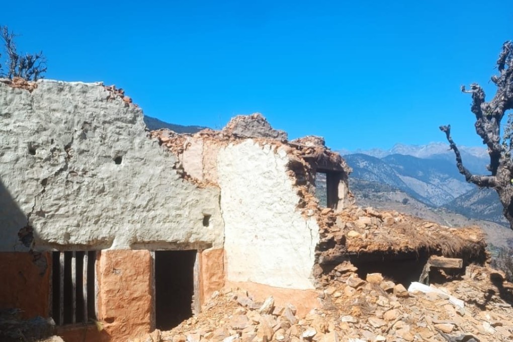 A house in Barekot, Jajarkot, destroyed by the November 3 earthquake in Nepal. Photo:  courtesy of Namrat Rokaya