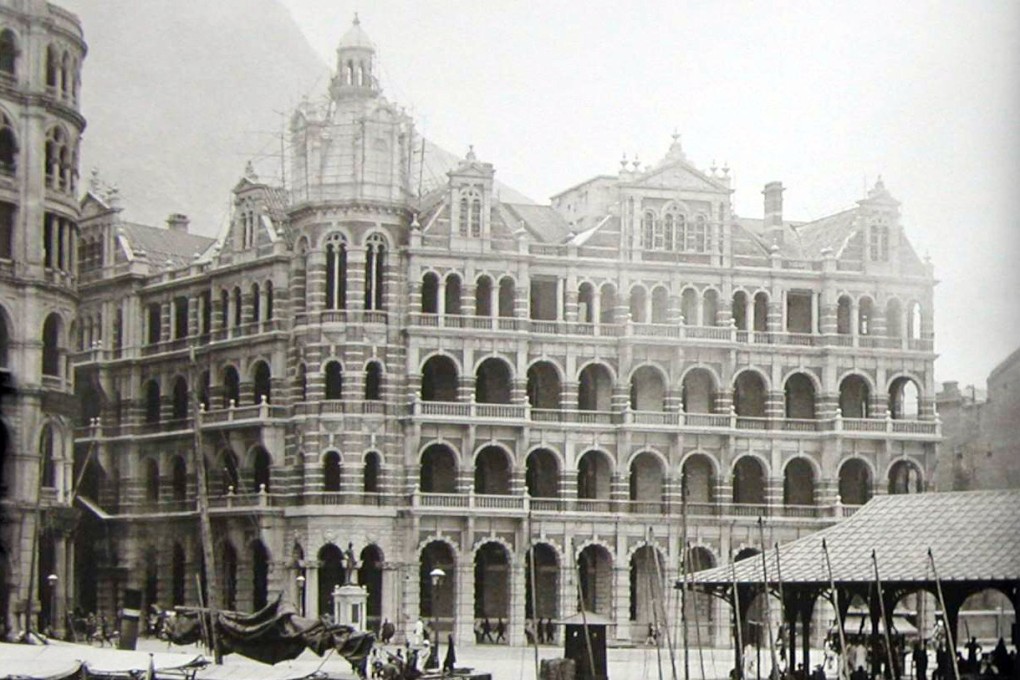 The former general post office building in Hong Kong. At first, mail from Europe took 3-4 months to arrive; steamships shortened the time to six weeks, but telegraphic cables relayed messages in minutes.