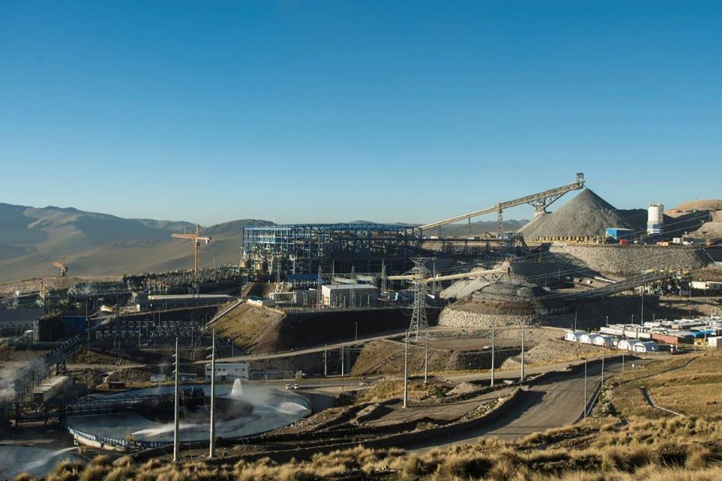 MMG’s copper mine in Las Bambas, Peru. The mining company has been hunting for copper assets for more than a year, amid a surge in demand for the metal. Photo: SCMP Handout