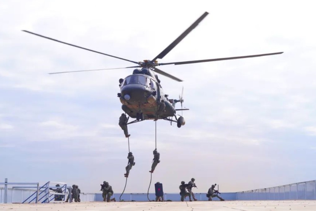 Beijing launched 10-day joint military drills on November 13 with Cambodia, Laos, Malaysia, Thailand and Vietnam - the most countries to take part in Aman Youyi exercises. Photo: Weibo @南部战区