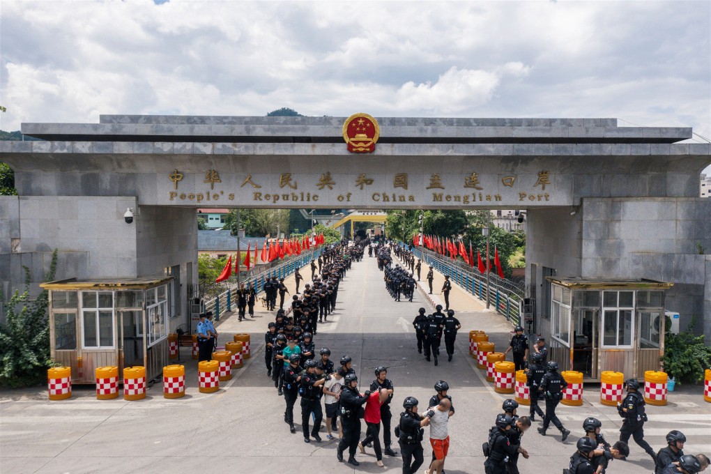 Myanmar has handed over thousands of fraud supects to the Chinese authorities. Photo: Xinhua
