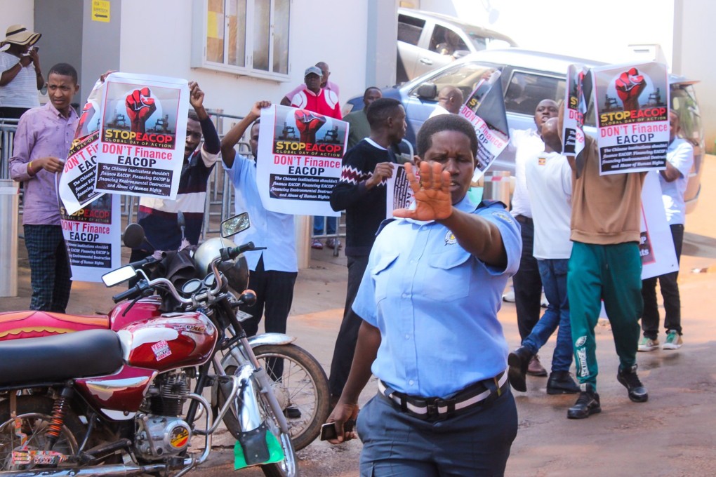 Protesters in Africa and abroad have been turning up the heat on a massive pipeline project that Chinese lenders are considering funding. Climate activists have said the pipeline would have disastrous social and environmental impacts. Photo: X/@aifeuganda