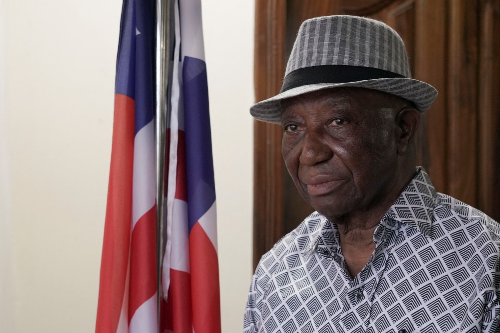 Liberia president-elect Joseph Boakai at his home in Monrovia, Liberia on Sunday. Photo: Reuters