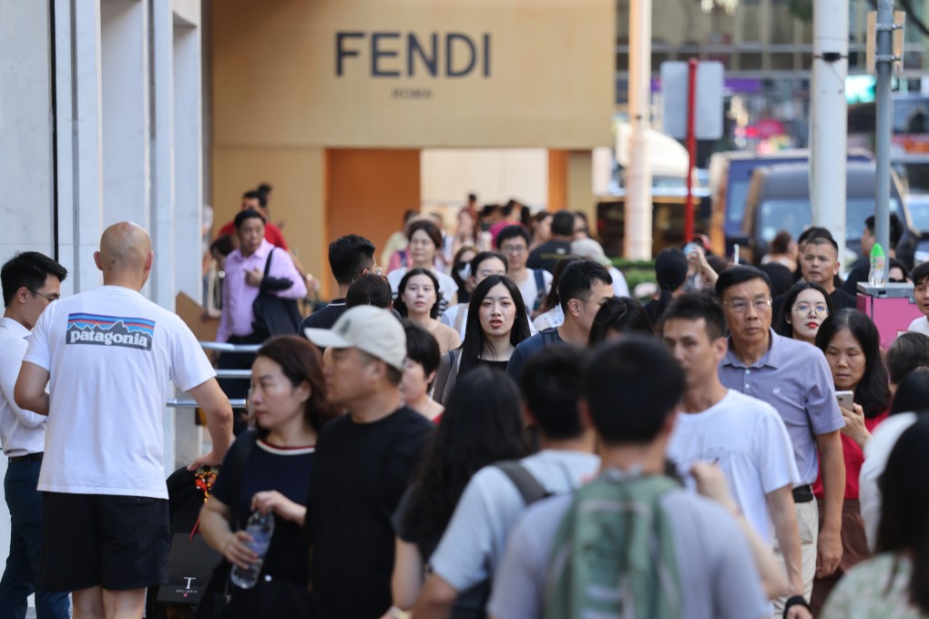 Tourists are seen in Hong Kong’s shopping haven of Tsim Sha Tsui, the most expensive retail destination in Asia-Pacific. Photo: Yik Yeung-man
