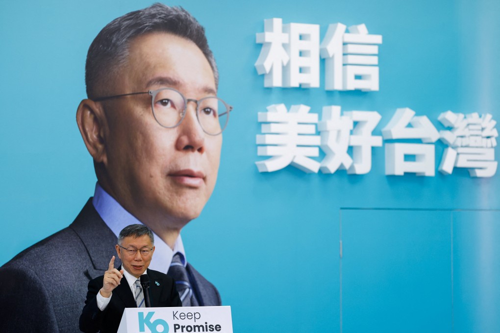 The TPP candidate Ko Wen-je has indicated he will fight on if there is no deal with the KMT. Photo: Reuters