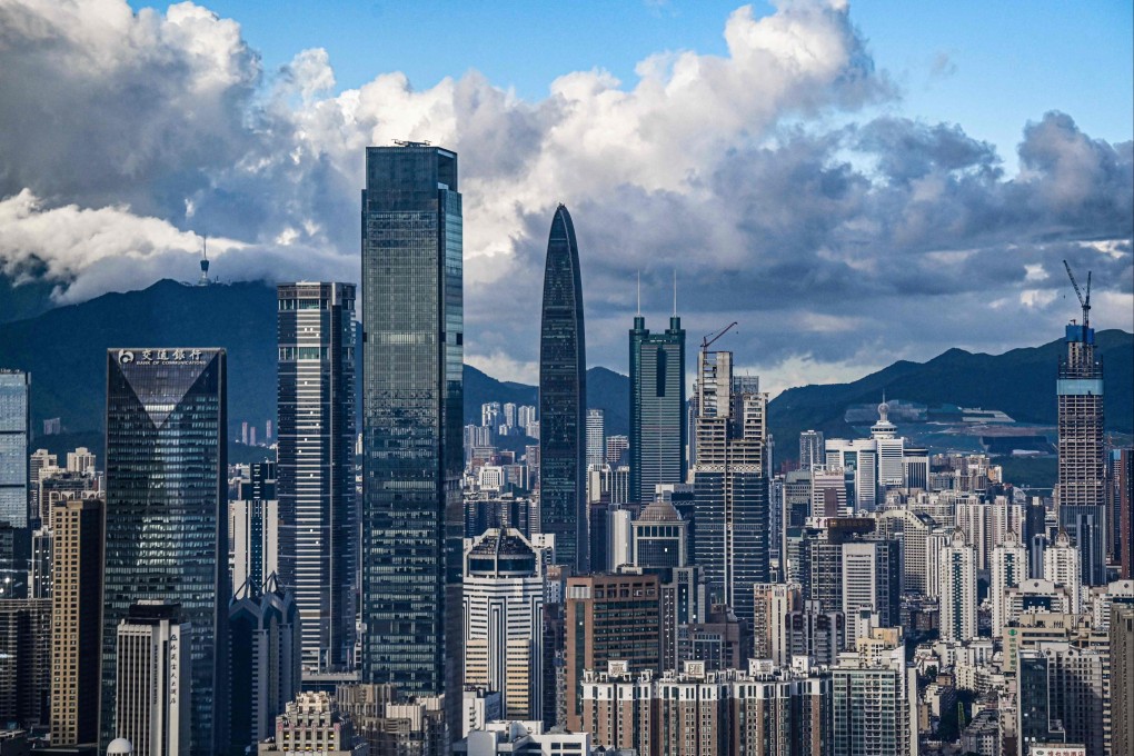 Shenzhen in Guangdong. The province will also roll out a one-stop online portal that integrates with the Hong Kong government’s iAM Smart app. Photo: AFP