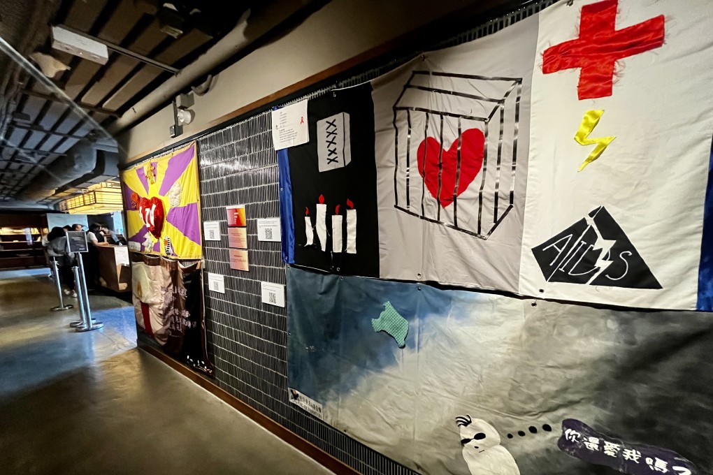 HIV is not a death sentence, and medicine stops transmission, says an HIV-positive social worker, but the stigma remains. An exhibition of four Aids quilts highlights Hong Kong’s 40-year fight. Photo: Kylie Knott