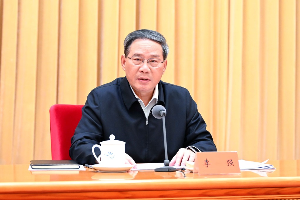 Premier Li Qiang is serving as director of the Central Financial Commission, a Communist Party body overseeing financial work. Photo: Xinhua