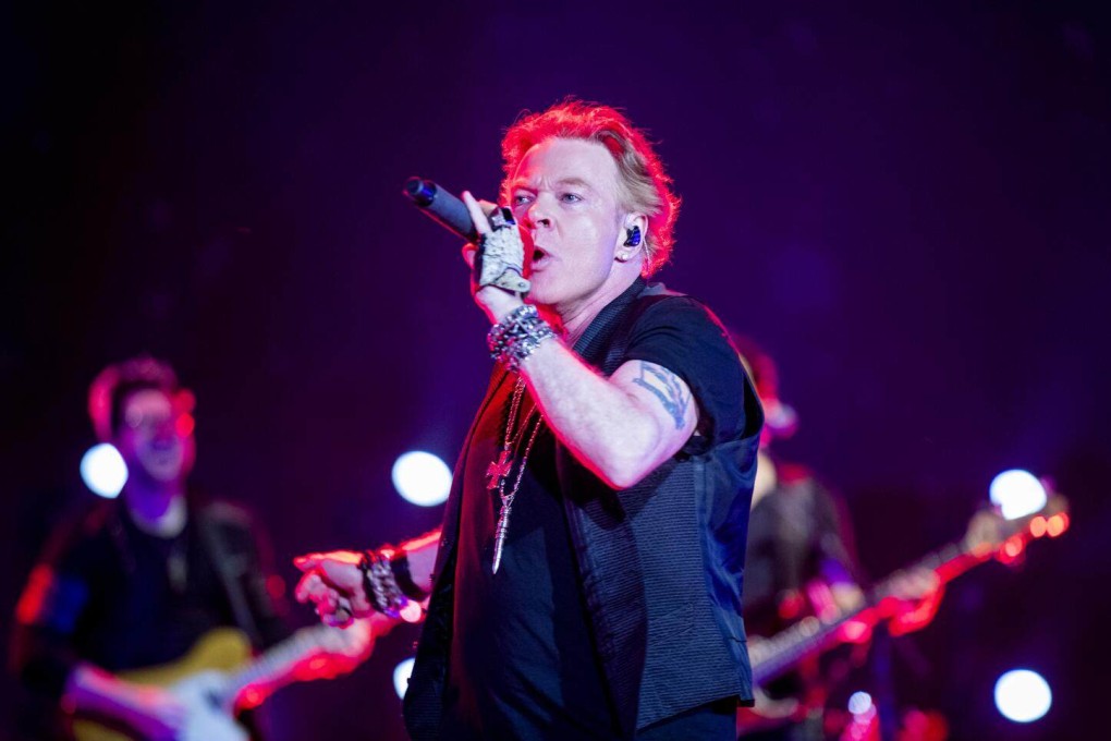 Axl Rose performs during the Stagecoach Festival in Indio, California, in April 2022. Photo: TNS