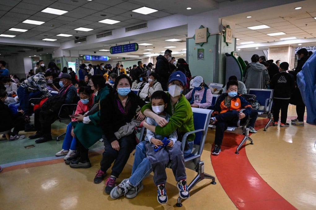 Paediatric wards in northern China are reported to have been overloaded since September. Photo: AFP