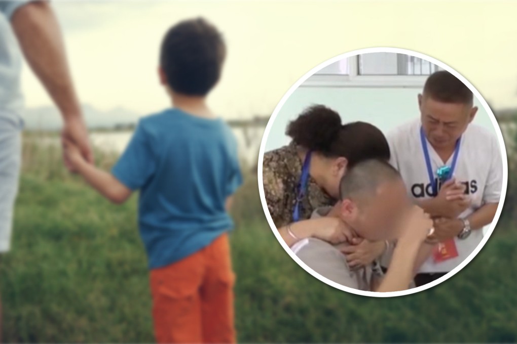 A long-lost child victim of human trafficking in China has been reunited with his family, 33 years after he was taken away, thanks to a nationwide prison DNA matching scheme. Photo: SCMP composite/Shutterstock/Douyin