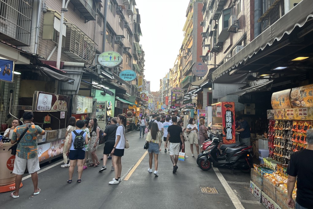 Danshui Old Street in Taiwan. Photo: Ralph Jennings