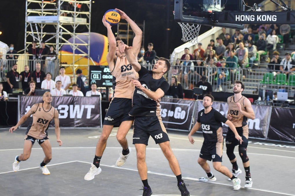 Amsterdam (in gold jerseys) defeated Raudondvaris Hoptrans 21-17 in the Hong Kong Masters final. Photo: Handout