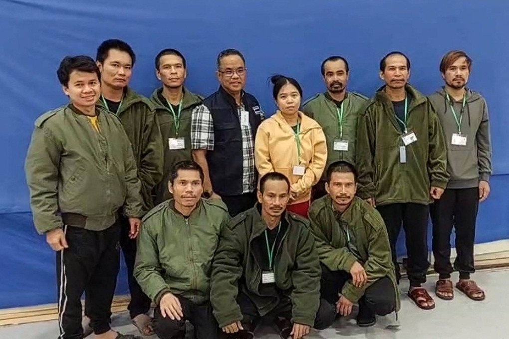 Ten Thai hostages kidnapped during Hamas’s October 7 raids into Israel were released hours after a truce in the Israel-Gaza war began. Photo: Handout/Thailand’s Ministry of Foreign Affairs/AFP