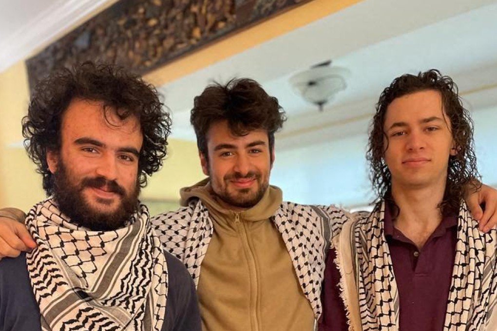 Hisham Awartani, Kinnan Abdel Hamid, and Kinnan Abdel Hamid, who were shot on Saturday Photo: Institute for Middle East Understanding via AFP