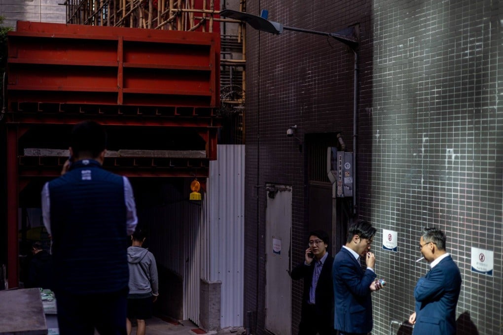 The smoking rate in Hong Kong has fallen substantially from 22.3 per cent in 1982 to 9.5 per cent in 2021. Photo: Bloomberg