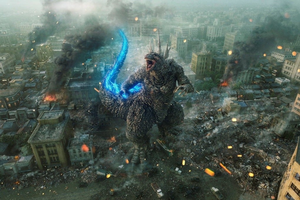 A still from “Godzilla Minus One” (category TBC), directed by Takashi Yamazaki and starring Ryunosuke Kamiki and Minami Hamabe.