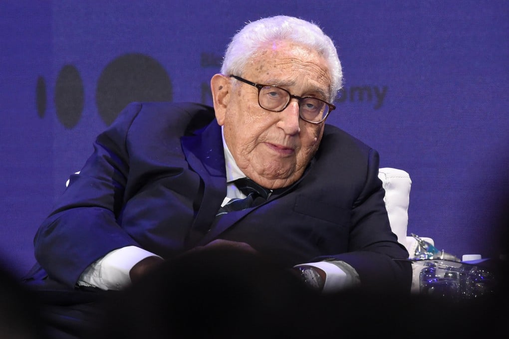 Henry Kissinger speaks during an interview in Singapore on November 6, 2018. Photo: AFP