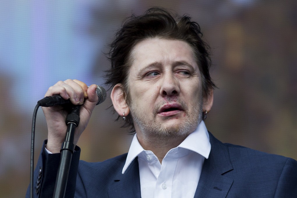 Shane MacGowan of The Pogues performs on stage at British Summer Time Festival at Hyde Park on July 5, 2014. The rockstar died at the age of 65 on Thursday. Photo: TNS